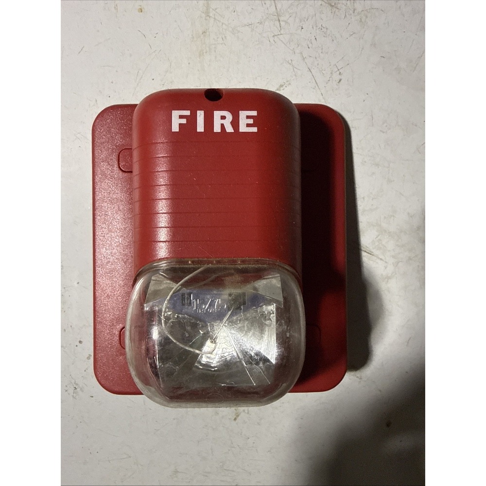 System Sensor S241575 Fire Alarm Strobe 24V Red Wall Mount SpectrAlert